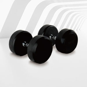 DP-01黑色固定包胶哑铃健身器材桃子视频观看免费完整批发